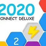 Kuvassa on värikkäitä numeroituja ja tyhjillä symboleilla varustettuja kuusikulmioita sekä teksti 2020 Connect Deluxe
