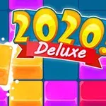 Kuvassa on värikkäitä blokkeja ja suuri keltainen teksti 2020!