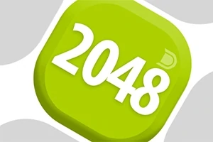 Vihreä neliö, jossa on numero 2048 valkoisella keskellä