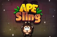 APE Sling on arcadepeli, jossa heität hahmosi APE:n maaliin