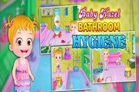 Aika on opettaa Baby Hazelille kylpyhuonehygienian tärkeys