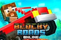 Aja teillä ja ylitä mäet Blocky Roads Online -pelissä!