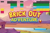 Hauska Brick Out Adventure -peli värikkäillä tiilillä