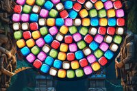 Nauti värikkäistä paukahduksista Bubble Shooter Candy Wheel Level Pack