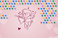 Rakkaus leijuu kuplissa Bubble Shooter Valentine -pelissä!