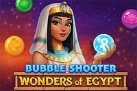 Astu muinaisen Egyptin yöhön Bubble Shooter Pyramid Questissa