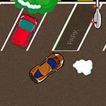 Ruskea auto on pysäköitynä pysäköintialueella muiden autojen viereen