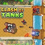 Tankeilla varustettu taistelukenttä, jossa näkyy joki keskellä ja räjähdyksiä kahden sillan ympärillä