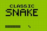 Retrotyylinen Klassinen Snake HTML5:ssä, pelattavissa tietokoneella tai