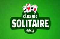 Classic Solitaire Deluxessa siirrät kortteja pöydältä peruspakkoihin