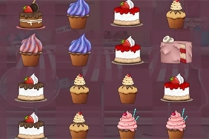 Coco in Cakeland Erilaisia herkullisia muffinsseja ja kakkuja värikkäillä kuorrutteilla ja koristeilla