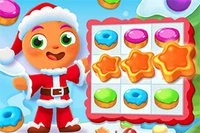 Murskaa makeat joulukeksit pelissä Cookie Crush Christmas 2