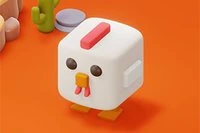 Miksi kana ylittää tien tässä retro-arcade-pelissä?