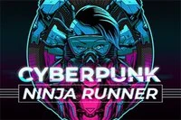 Cyberpunk Ninja Runner on toimintapainotteinen parkourpeli