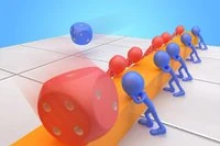 Dice Push on hauska 3D-tiksumies peli alustalla