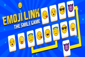 Sinisellä taustalla näkyy erivärisiä emojilaatoja, jotka on yhdistetty keltaisella viivalla