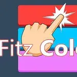 Kuva esittää kättä osoittamassa värillisiä laatikoita, joissa teksti Fitz Color