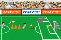 Freekick Training on HTML5 urheilupeli