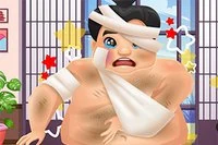 Sumo näyttää sotkuiselta taistelun jälkeen