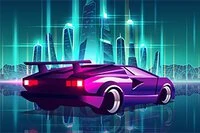 Autopelissä ajetaan futuristisessa teemassa