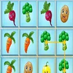 Pelikuvassa on erilaisia animoituja vihanneksia, kuten parsakaalia, punajuuria, perunoita, porkkanoita ja kurpitsoja, ruudukossa