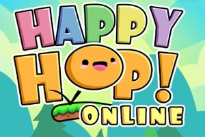 Värikäs teksti HAPPY HOP!