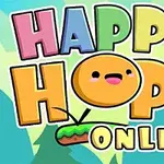Värikäs teksti HAPPY HOP!