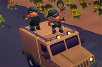 Horde Hunters on idle- ja klikkauspeli, jossa ansaitset rahaa tappamalla zombeja