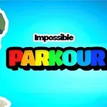 Värikkäissä vaatteissa oleva mies, jolla on parta ja vihreä pipo, seisoo sinistä taustaa vasten tekstin Impossible Parkour vieressä