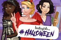 Pue Instagirlsit Halloween-asuun