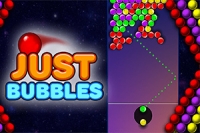 Bubble shooter koko perheelle Just Bubbles pitää sinut viihdytettynä