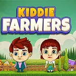 Kaksi piirrettyä lasta seisoo aidan vieressä maaseutumaisemassa
