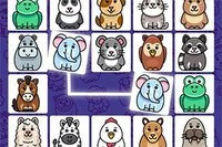 Valmistaudu testaamaan tarkkaavaisuutesi Kris Mahjong Animals -pelissä!