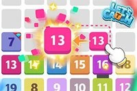 Palikkapelin numerohaaste aivoillesi, yksinkertaiset säännöt, vedä ja