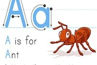 Kirjainten piirustuspeli lapsille opettaa ABC-kirjainten kirjoitusta