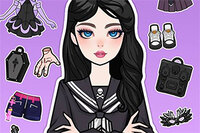 Luo taianomaisia tyylejä Magical Diary: Paper Dress Up