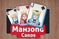 Tässä mahjong-pelissä käytetään pelikorttikuvia