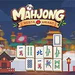Taustalla itämaistyylisiä rakennuksia ja etualalla mahjong-laattoja