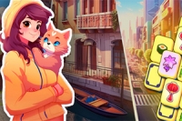 Maailman suurimpien kaupunkien Mahjong Solitaire -peli