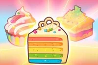 Paljon herkkuja yhdisteltävänä Merge Cakes -pelissä