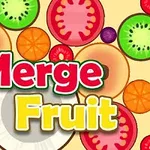 Erivärisiä ja -kokoisia viipaloituja hedelmiä ja vihanneksia, joiden päällä teksti Merge Fruit