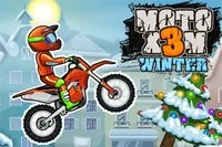 Tervetuloa tämän upean temppupyöräpelin talvierikoiseen, Moto X3M 4: Winter
