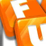 Oranssit pelilaudat, joissa on valkoisia kirjaimia F, U ja N