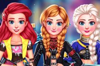 Prinsessat Anna, Elsa, Lumikki ja Ariel ovat mukana pelissä FF.