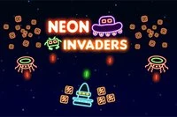Ammu alas kaikki avaruusolennot tässä neon-teemaisessa pelissä