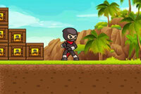 Hyppää toimintaan Ninja Run -pelissä, vauhdikas tasohyppely joka testaa
