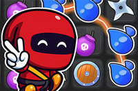 Ninja Spell Match on nopea yhdistelmä match-3-palapeliä ja ninjatoimintaa