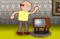 Hakkaa TV:tä kunnes se hajoaa