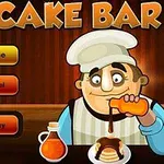 Piirroshahmo kaataa siirappia pannukakkujen päälle ruskealla taustalla, jossa on tekstit Start Game, Select Level ja How to Play