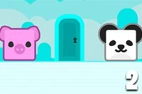 Haluatko liittyä panda ja possun seikkailuntäyteiseen viidakkoseikkailuun?